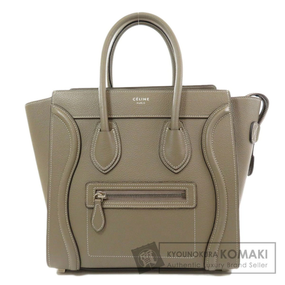 Celine Luggage 2way Leather Handbag Calfskin - Picture 1 of 11